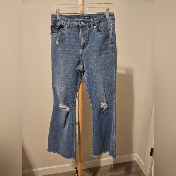 Express Denim - Express Flare High Rise Ultra Hyper Stretch, Fits Sizes 6/8/10